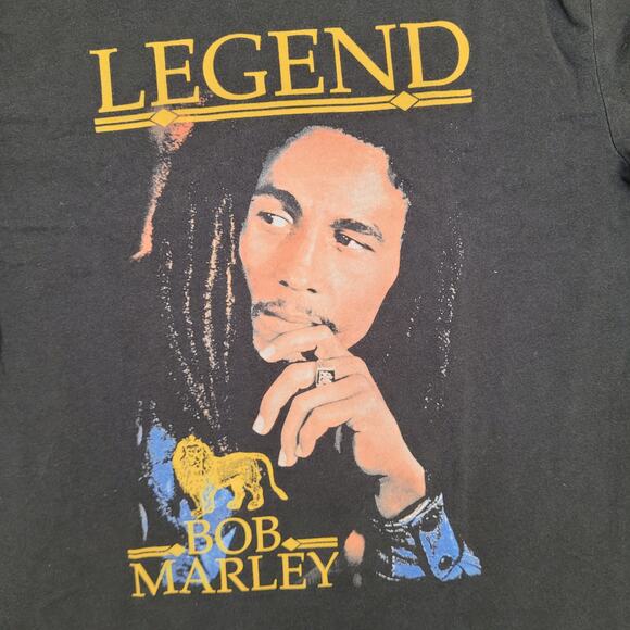 Bob-Marley Shirt Womens Small 17x25 Black - Picture 7 of 12